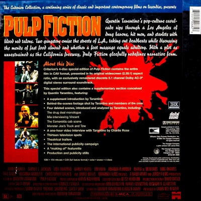 Pulp Fiction: Special Edition: Criterion #271 (1994)