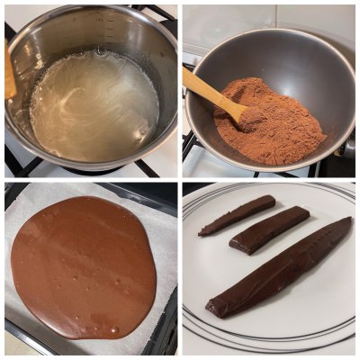 Home-made chocolate