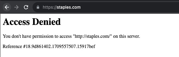 Don't be retarded, like Staples.com