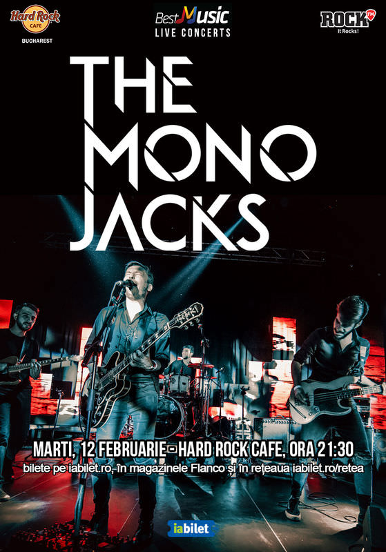 Concert The Mono Jacks pe 12 februarie