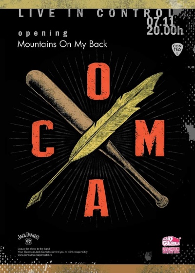 COMA / Mountains On My Back în Club Control