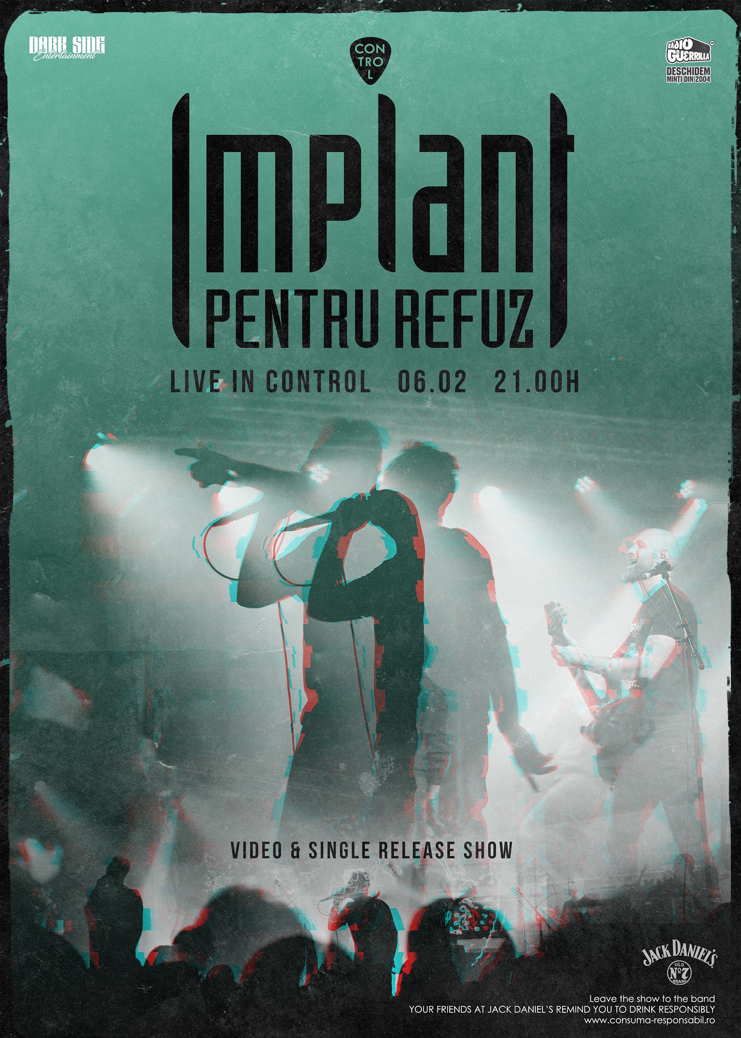 Implant Pentru Refuz - Video & Single Release Show în Club Control