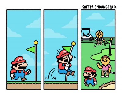 Trying To Fit In - Comic by Safely Endangered